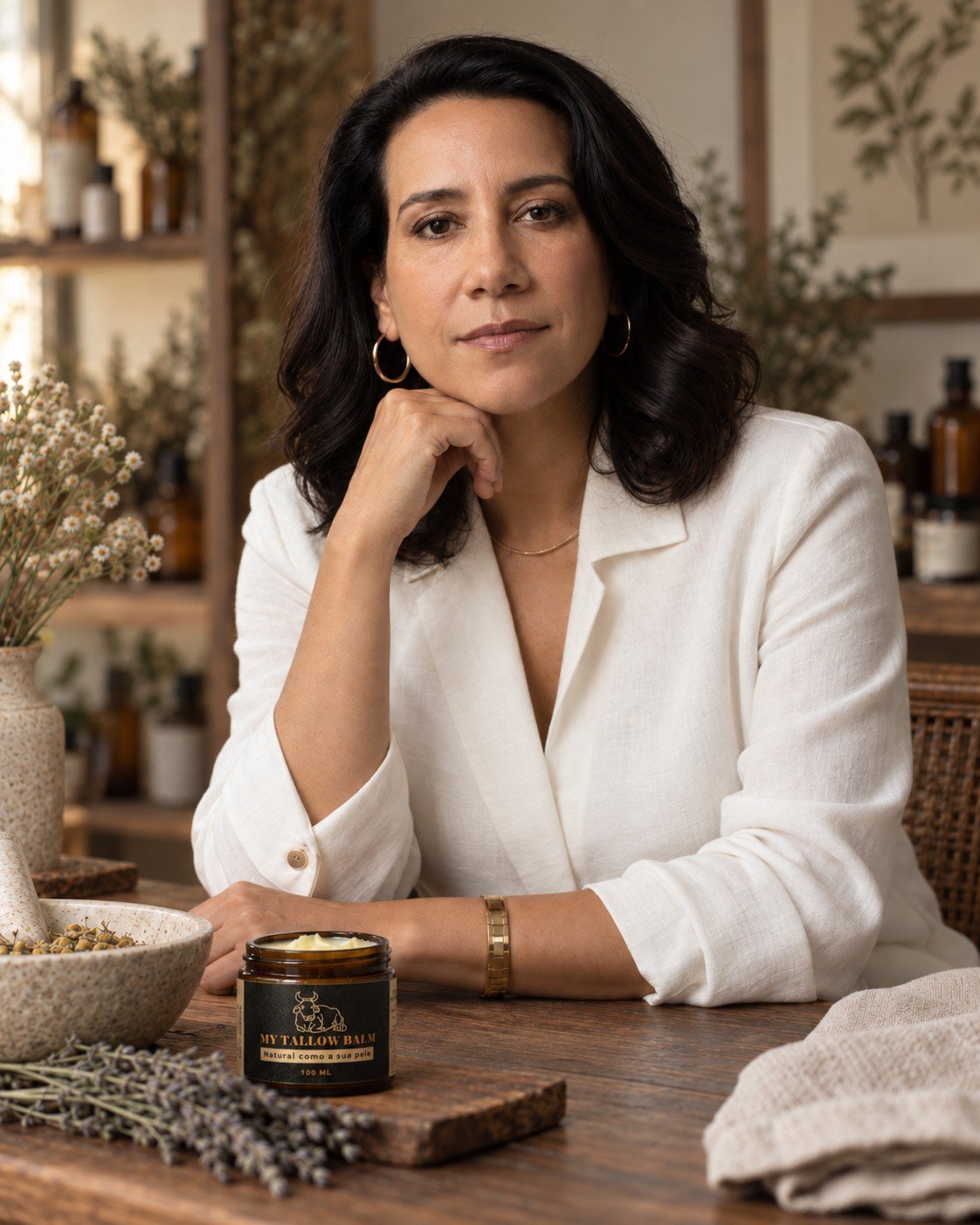 Siléa Vale, farmacêutica integrativa e fundadora da MY TALLOW BALM.
